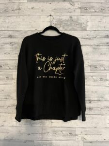 Custom This Is Just a Chapter sweater | Day 1 Designs